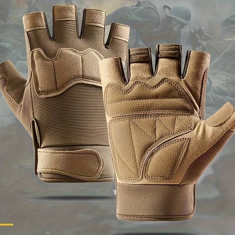 Half Finger Sports Gloves for Men and Women, Anti-Slip Training Gloves for Cycling, Hiking and Outdoor Workouts, Breathable Lightweight Design