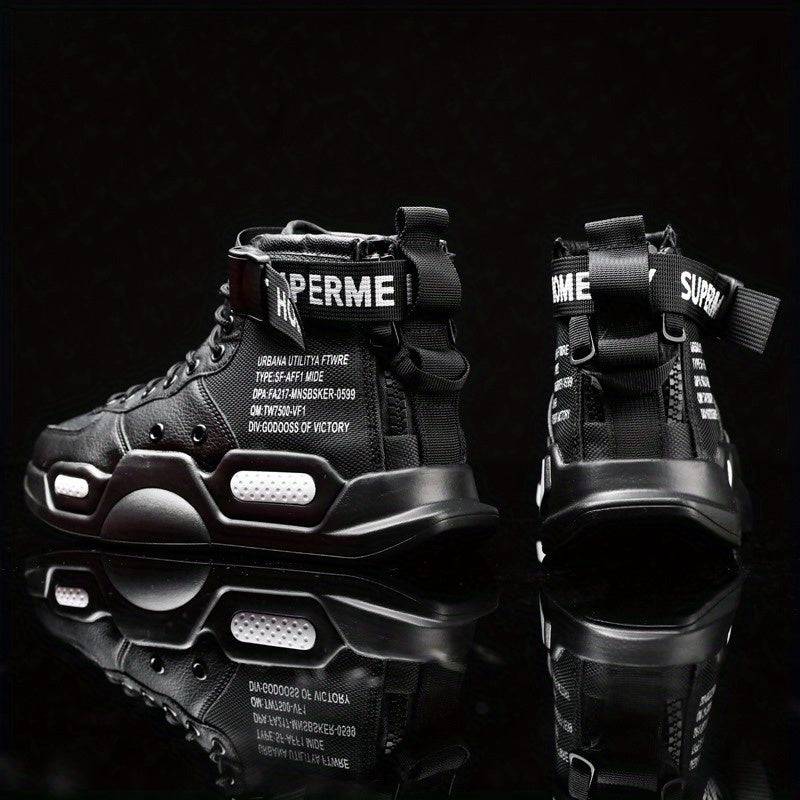 Men’s High Top Basketball Shoes Fashionable Sports Sneakers for Walking, Training & Casual Wear