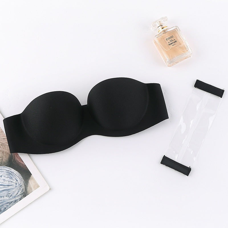 Women’s Strapless Invisible Bra Non-Slip Adhesive Backless Comfort Underwear for Wedding Dress and Evening Wear