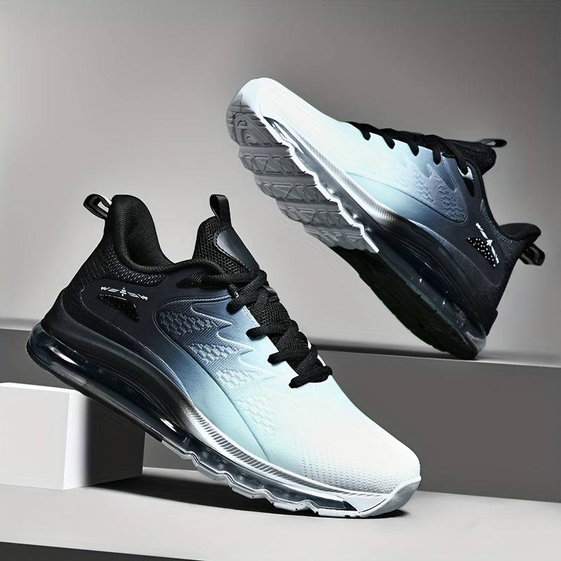 Men’s Non-Slip Training Sneakers with Button Closure, Lightweight Indoor & Outdoor Running Shoes
