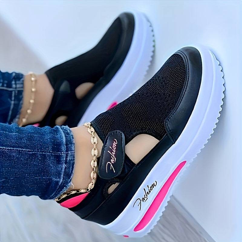 Women’s Casual Sports Shoes, Breathable Mesh Slip-On Sneakers, Comfortable Fashion Athletic Footwear in Multiple Colors