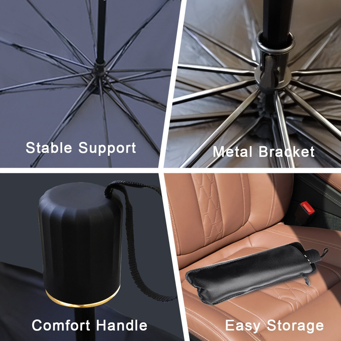 Car Umbrella Sunshade Foldable Windshield UV Protection