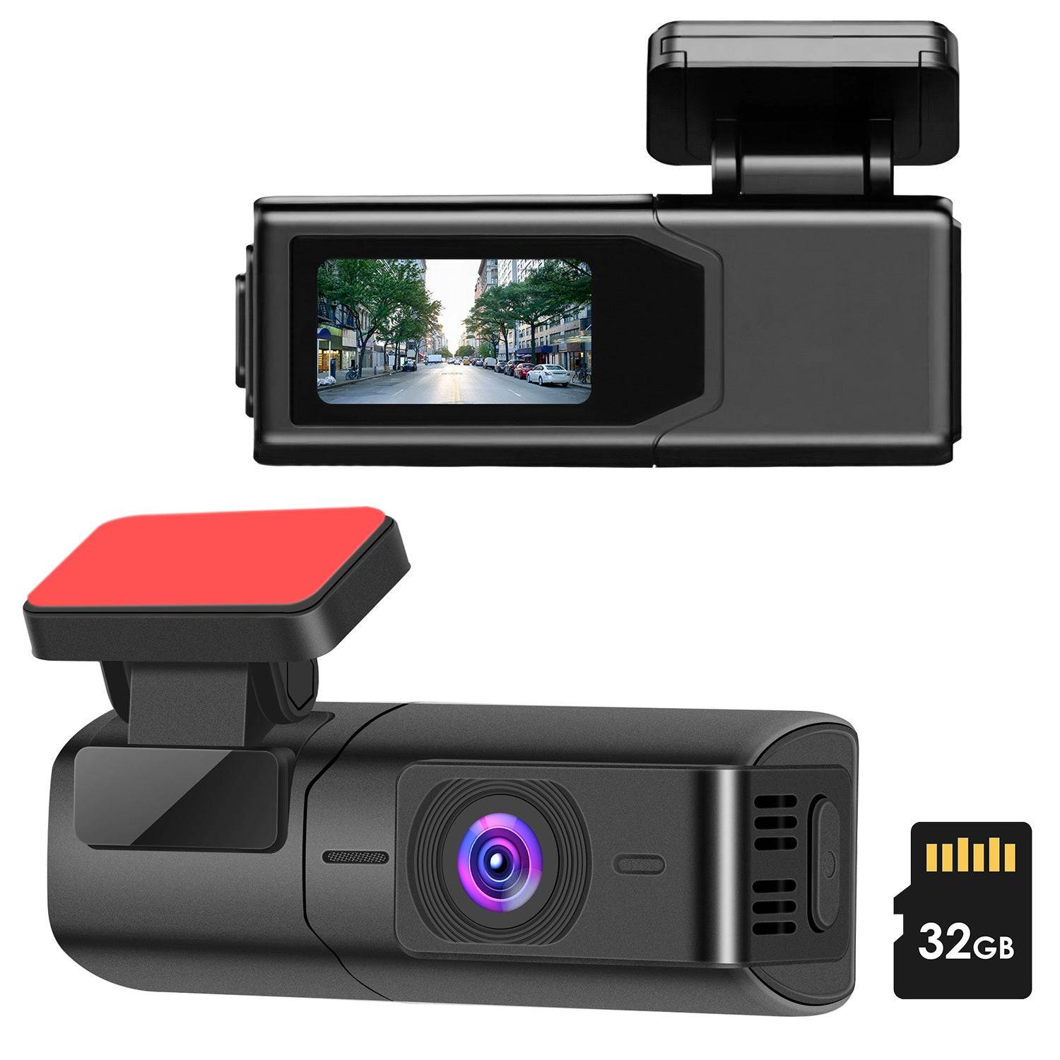 2K Dash Cam with Night Vision and IPS Screen