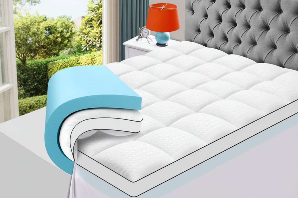 Gel Memory Foam Mattress with Cool Pillow Top