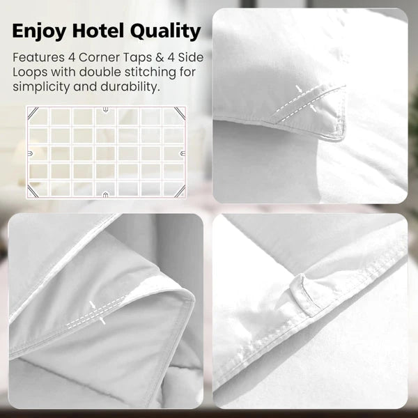 Oversized Reversible Microfiber Comforter