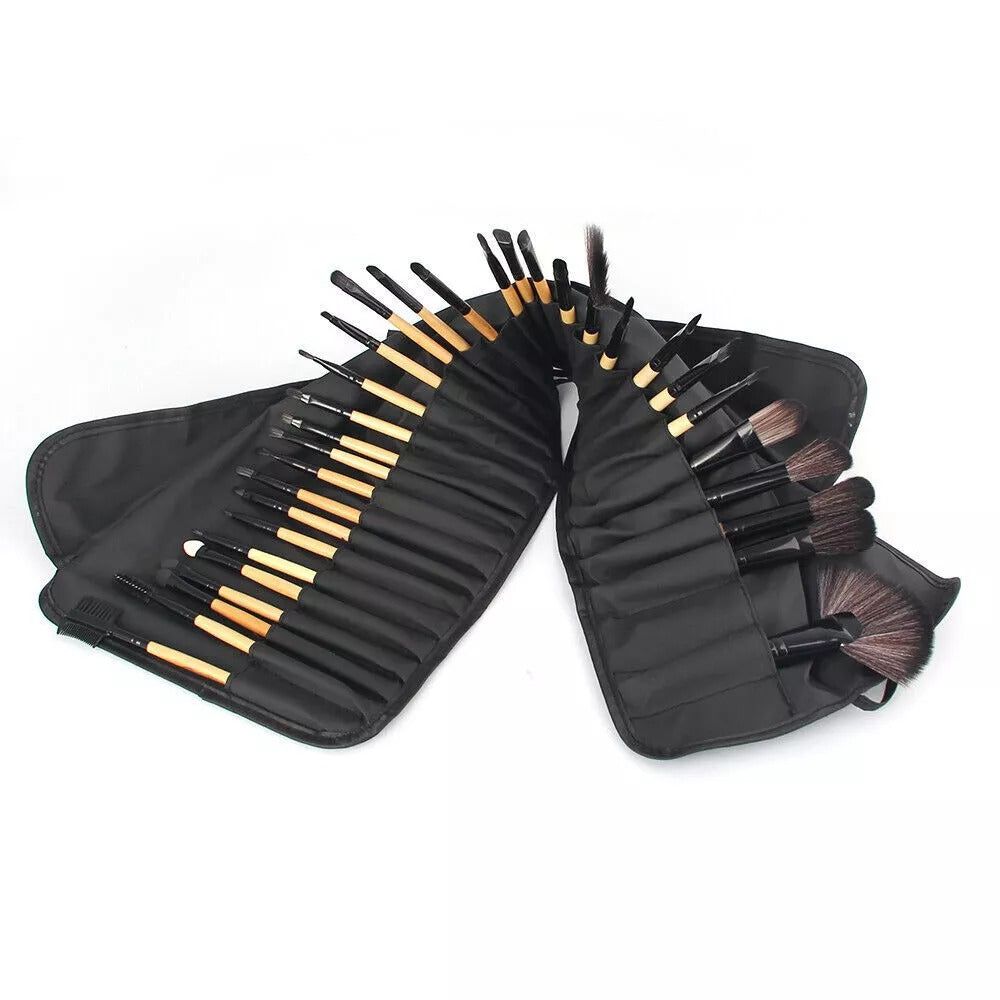 32 Piece Travel Makeup Brushes Set Portable Kit