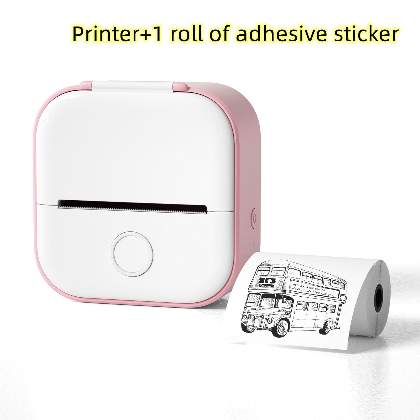 Portable Mini Thermal Label Printer Bluetooth - PMMNAPOLES