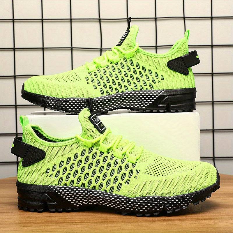 Men's Breathable Anti-Slip Running Shoes – Lightweight Sneakers with Arch Support & Cushioned Heel for Gym, Walking & Daily Wear