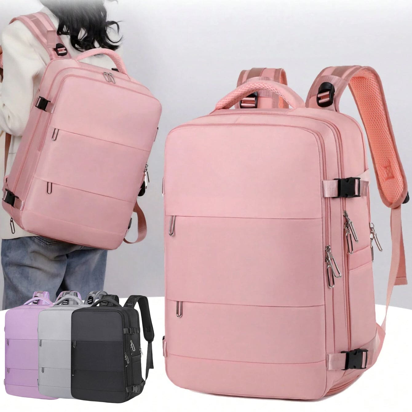 New Travel Backpack Female Large-capacity - PMMNAPOLES