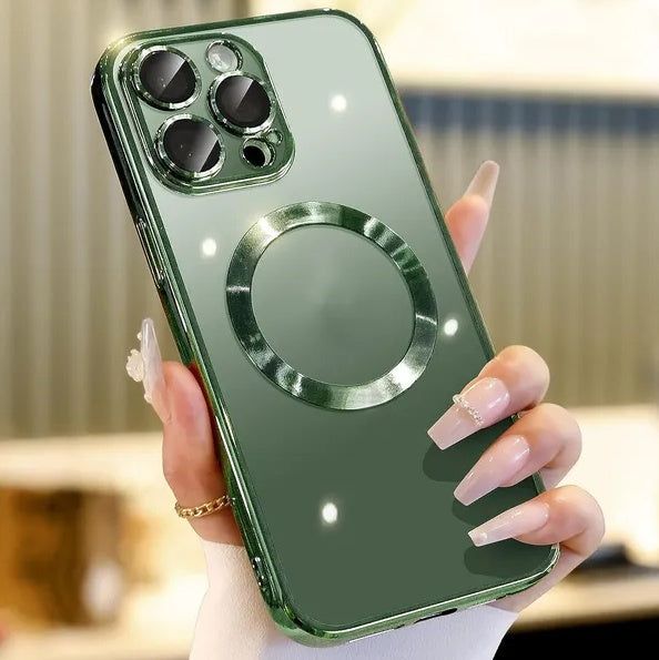 Phone Case MagSafe Magnetic Lens Cover Shockproof Slim