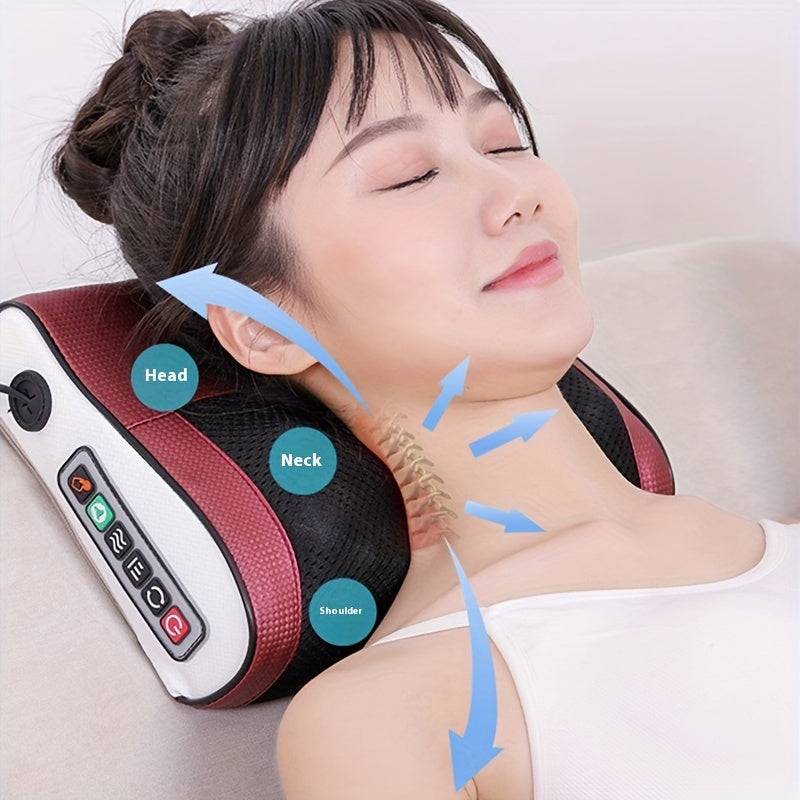 Electric Shiatsu Neck Massager – Deep Tissue Kneading for Shoulders, Back & Legs, Relaxation Therapy Gift for Parents & Adults
