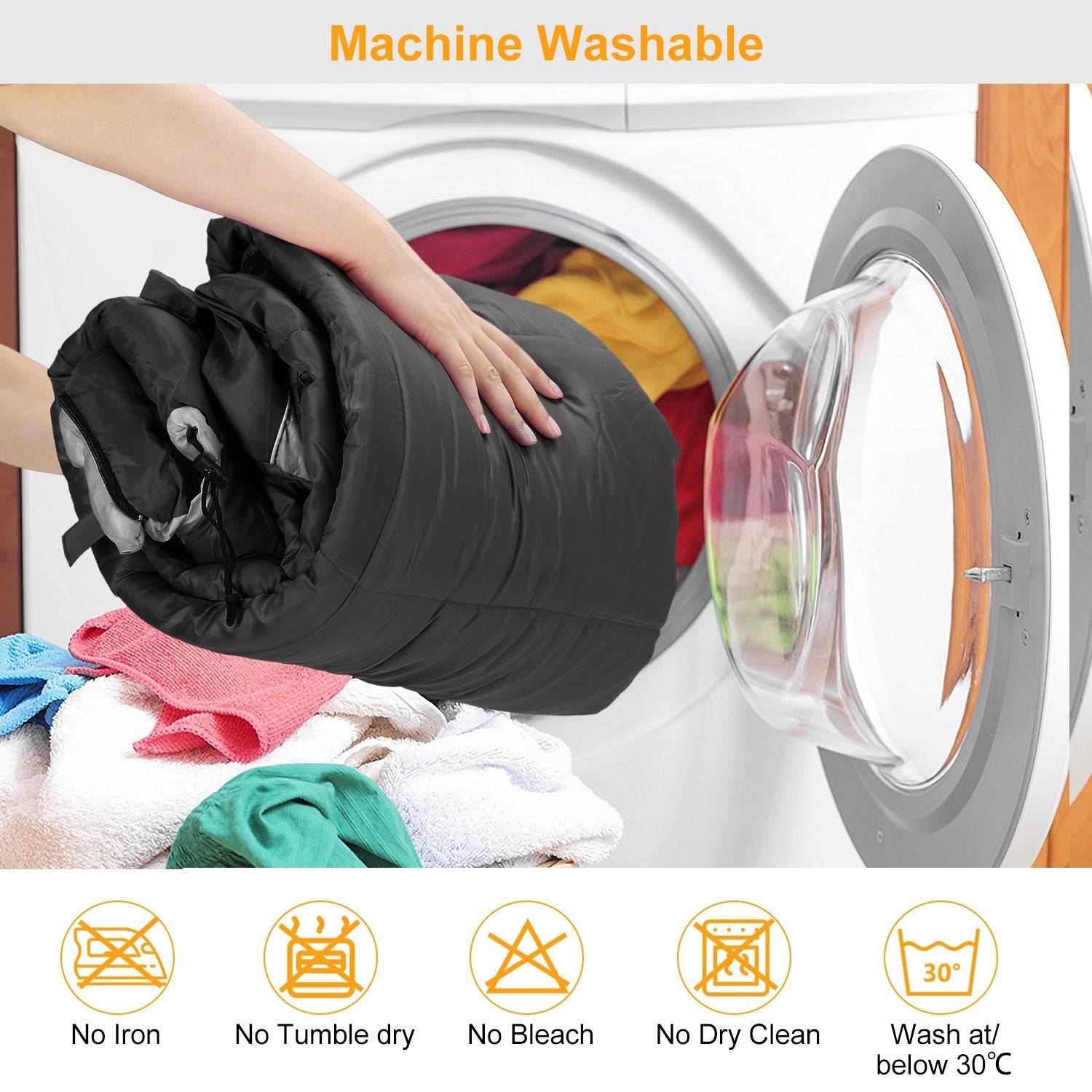 3 Season Waterproof Sleeping Bag for Camping and Hiking