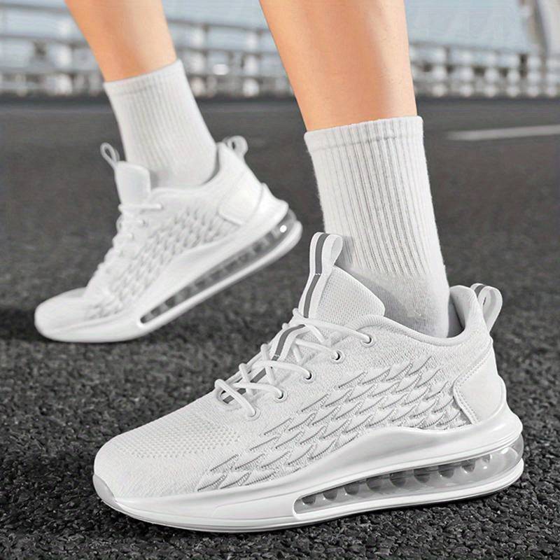Men's Non-Slip Running Sneakers – Cushioned, Breathable Lace-Up Shoes for Gym, Office & Everyday Comfort