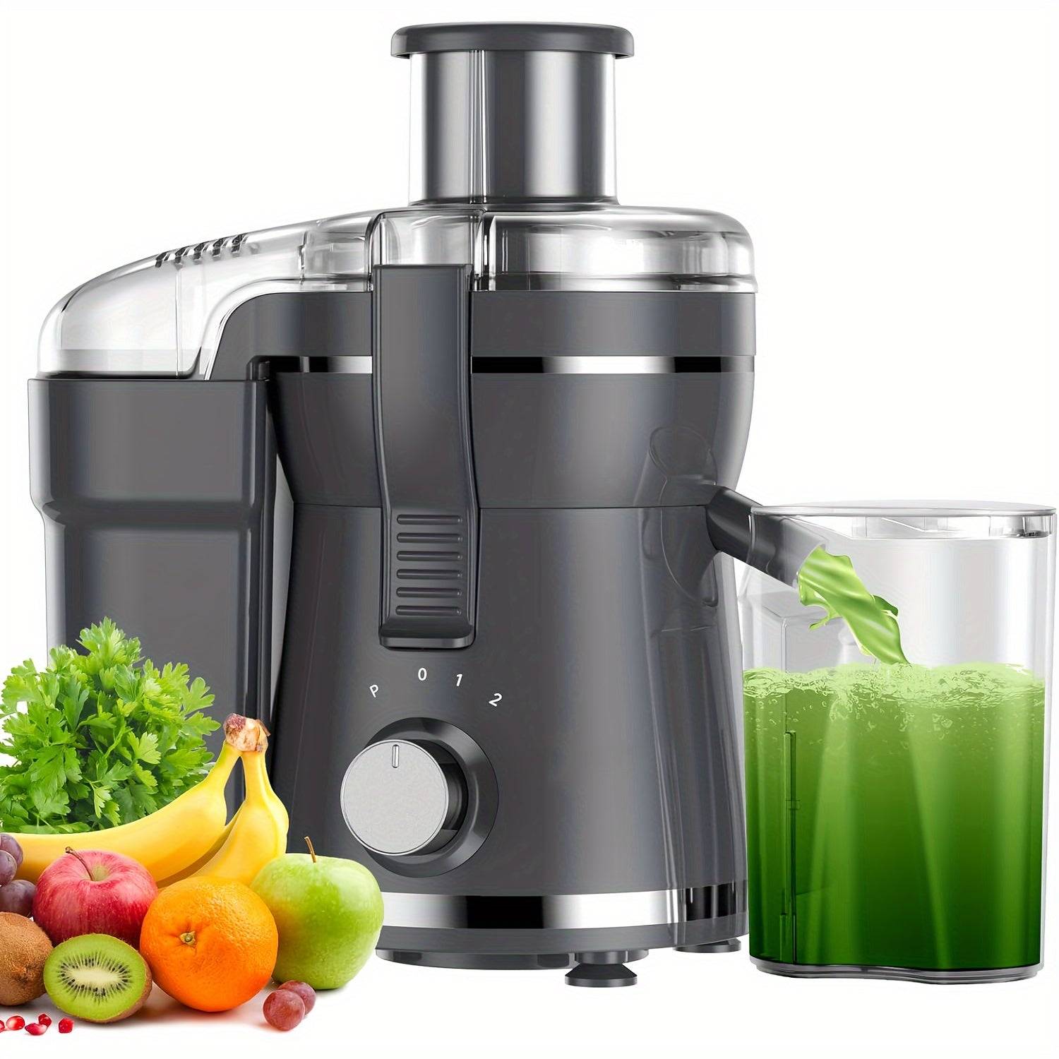 500W Centrifugal Juicer Machine Wide Mouth Chute & 27000 RPM Extraction BPA-Free & Easy to Clean