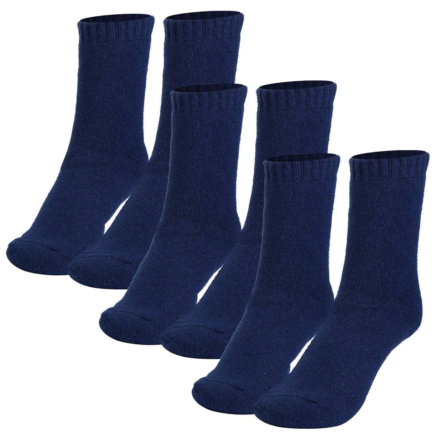 3 Pack Mens Heating Socks with Thermal Fleece