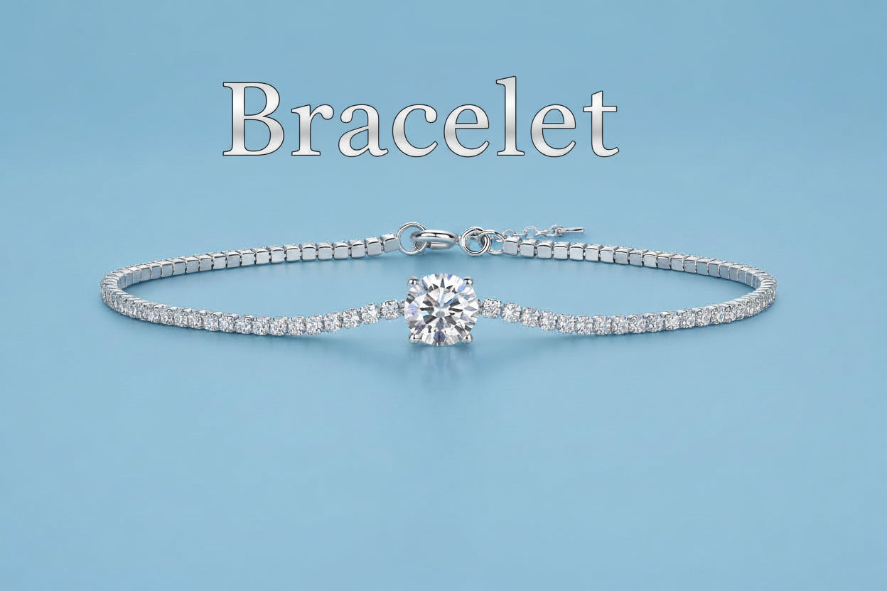Dawn Luxury Moissanite Bracelet S925 Silver