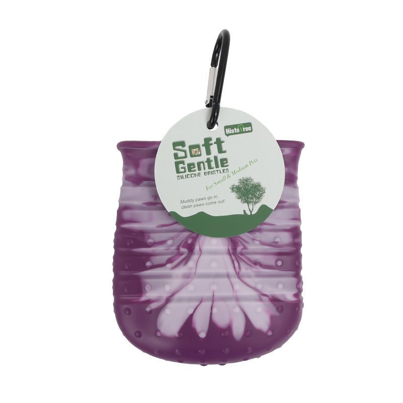 Dog Paw Cleaner Cup 2 in 1 Portable Pet Foot Washer Brush