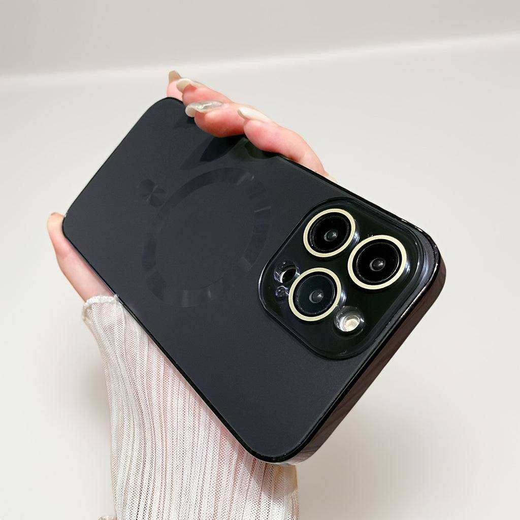 Magnetic Phone Case for iPhone 12/13/14/15/16 Pro Max Plus, Shockproof Back Cover with Wireless Charging Support and Camera Protection