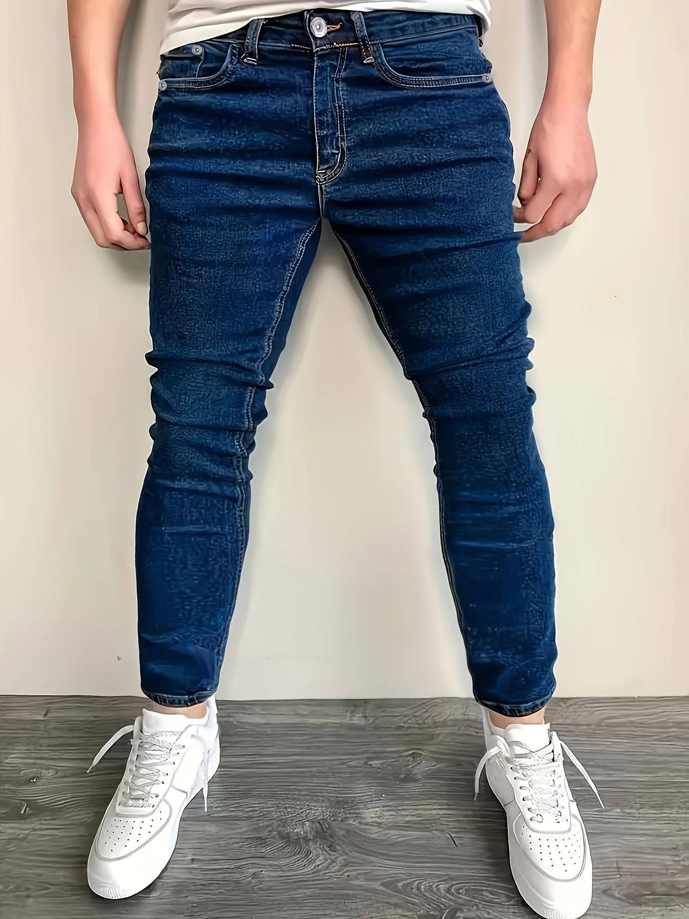 3-Pack Men’s Slim Fit Jeans – Stretch Denim Pants, Classic & Versatile Style for All-Season Casual Wear