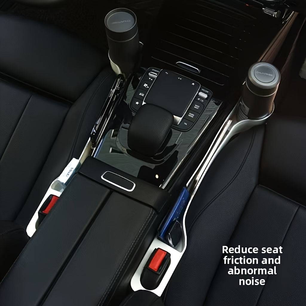 2pcs TPU car seat organizer box, universal fit, multifunctional storage for accessories, keeps interior clean and tidy