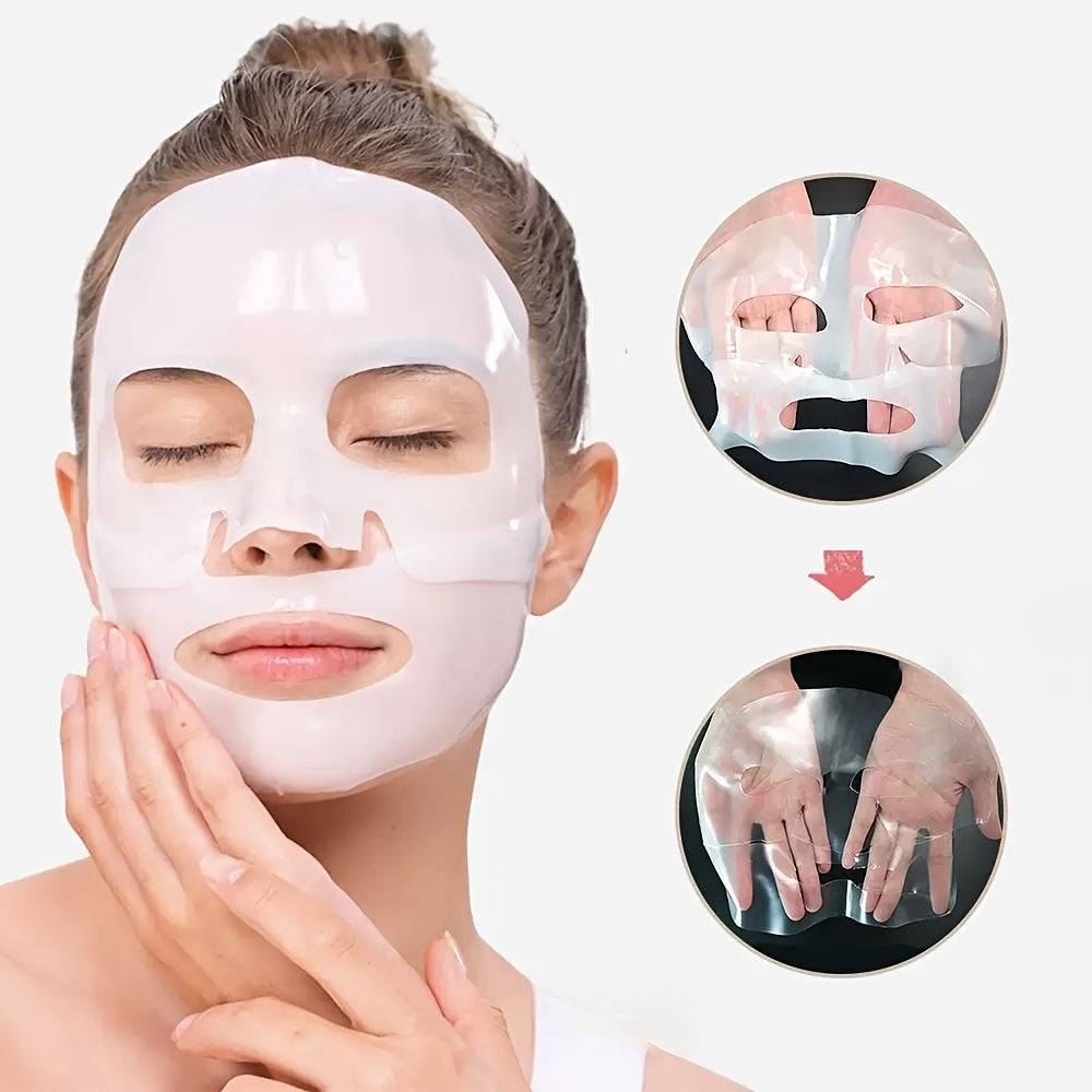 16pcs Collagen Facial Mask Set Infused with Hyaluronic Acid for Firming & Hydration Korean Skincare Treatment for Radiant Skin
