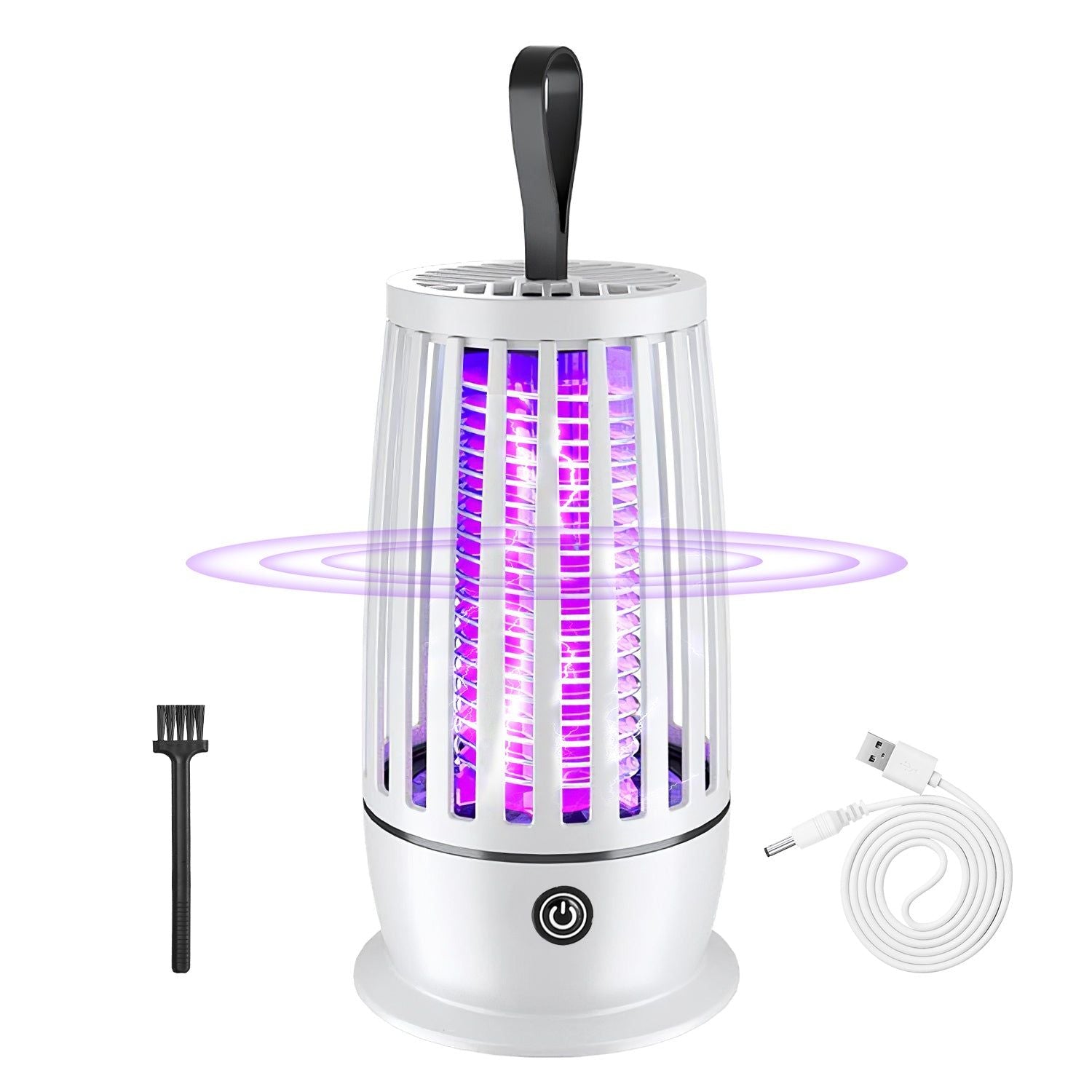 Rechargeable Insect Zapper Lamp with 3000V Grid and UV Light