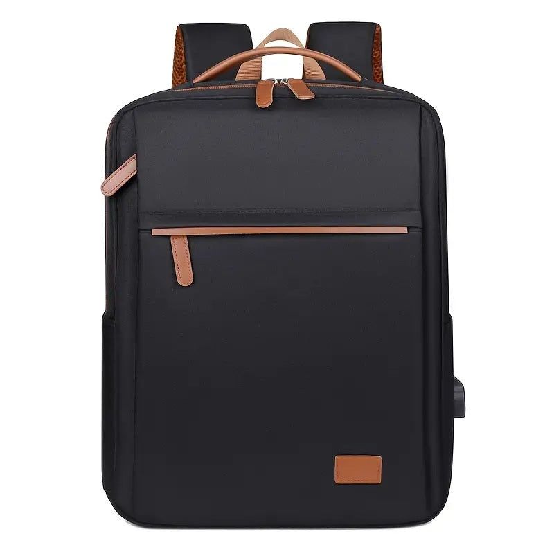 Large Capacity Laptop Backpack With Oxford Cloth