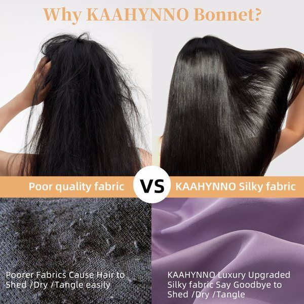 Reversible Silk Bonnet with Adjustable Tie and Elastic