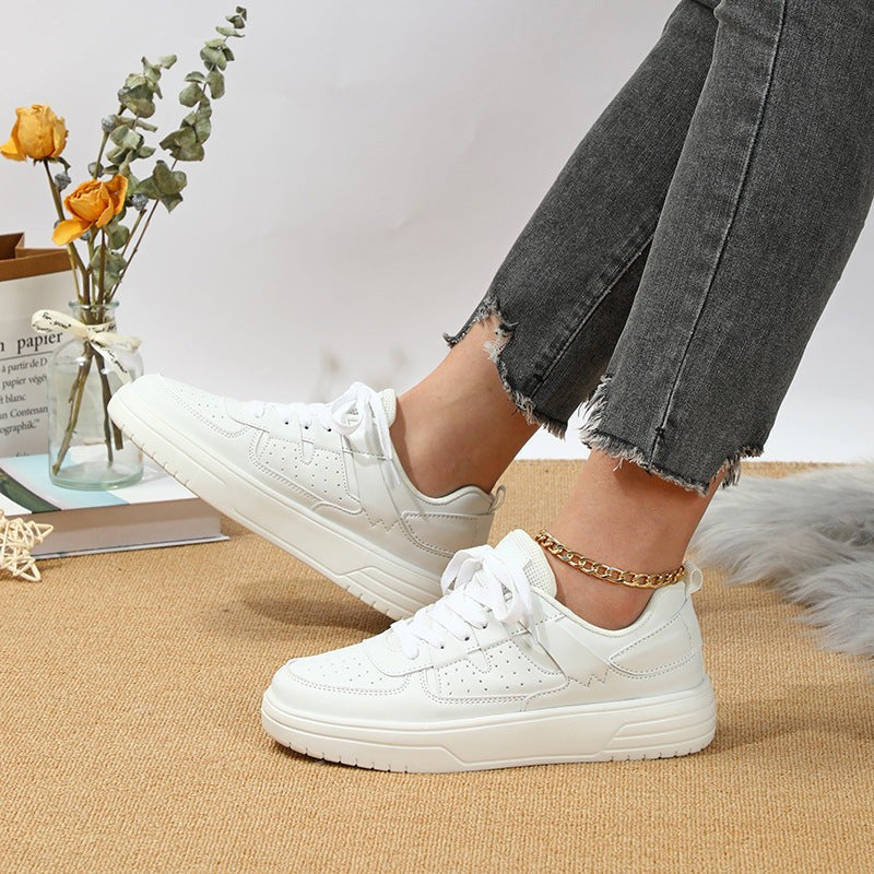 Women Comfortable Shoes Platform Color Block Sneakers