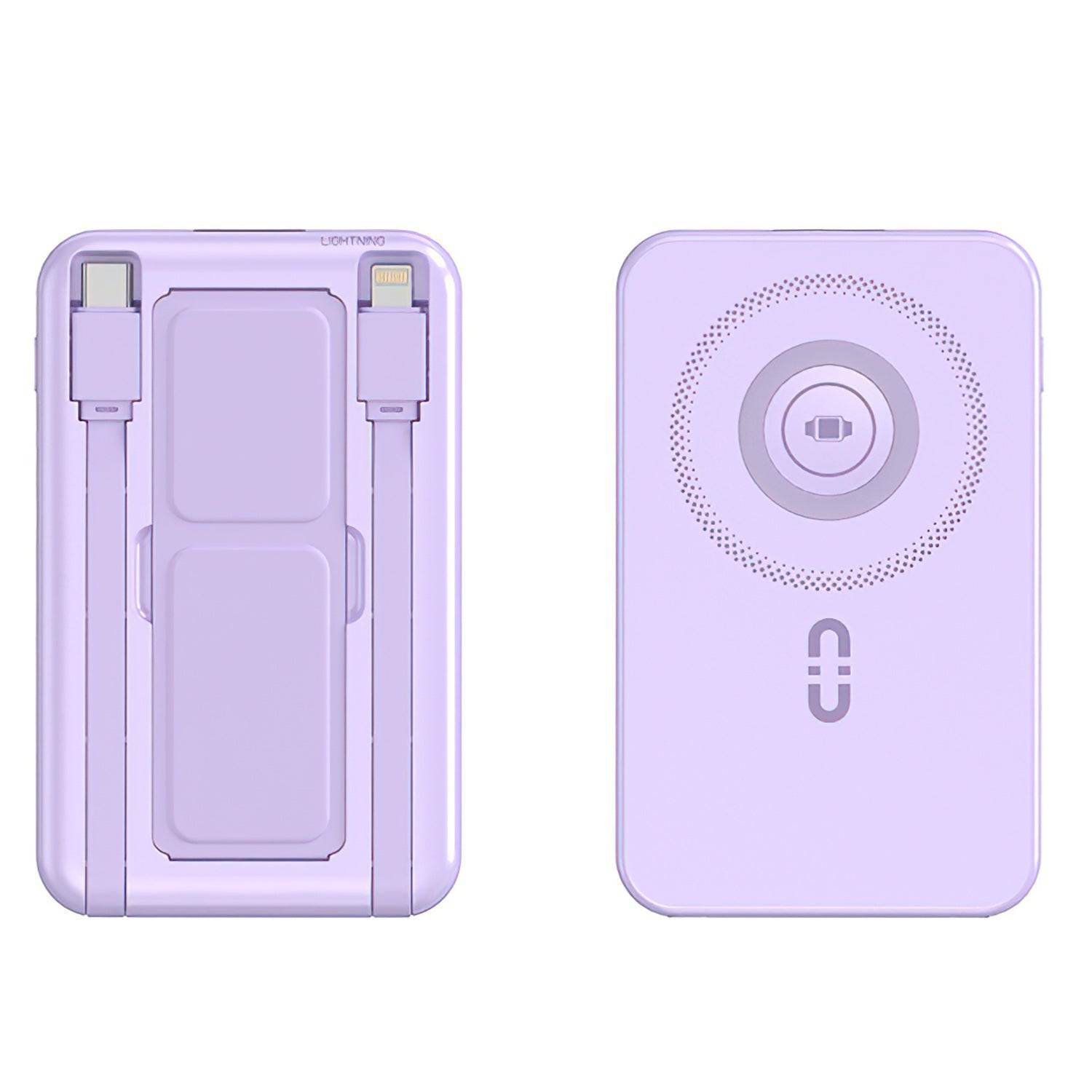 3 In 1 Magnetic Power Bank With Wireless Charging