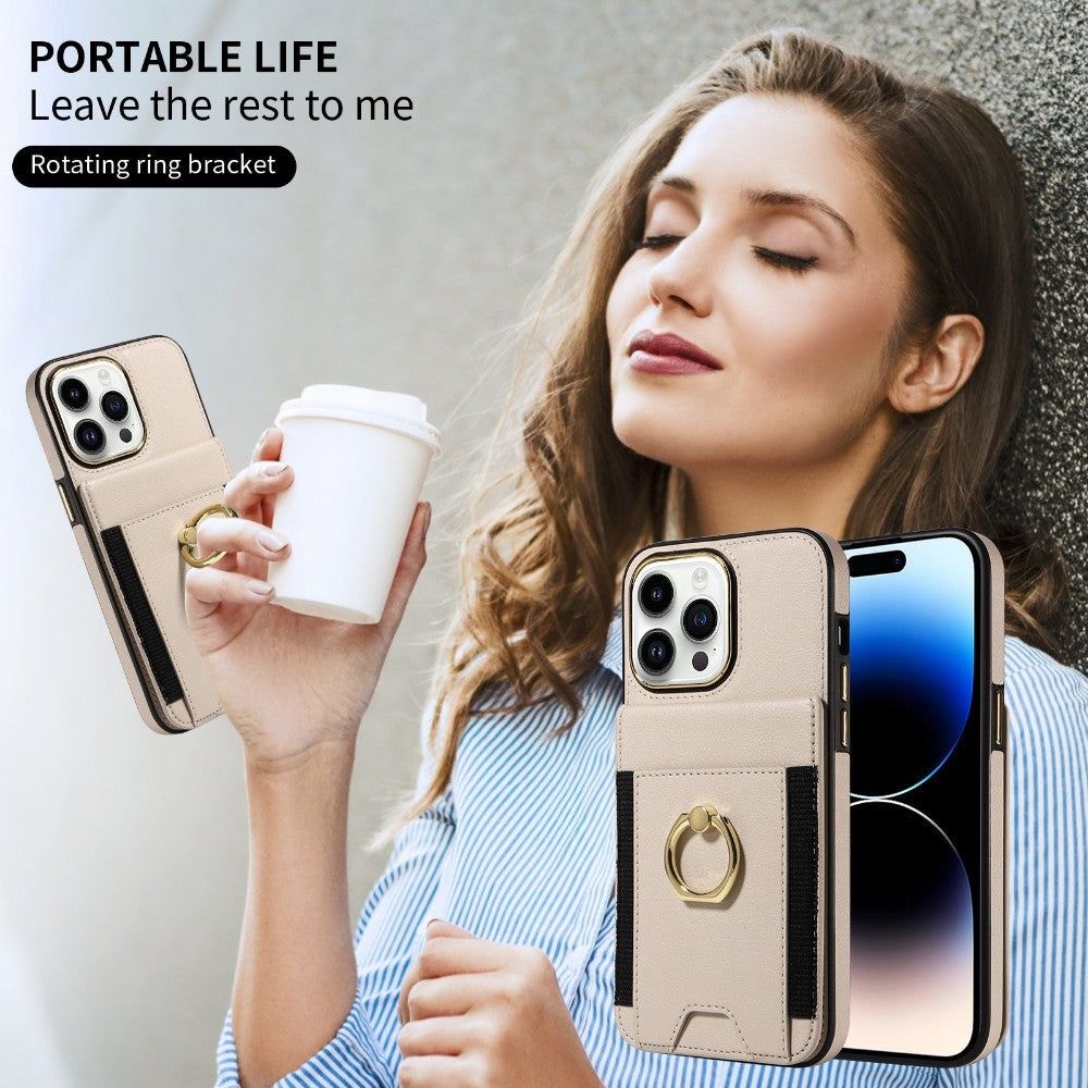 Flexible Ring Phone Case with Camera Protection Cover