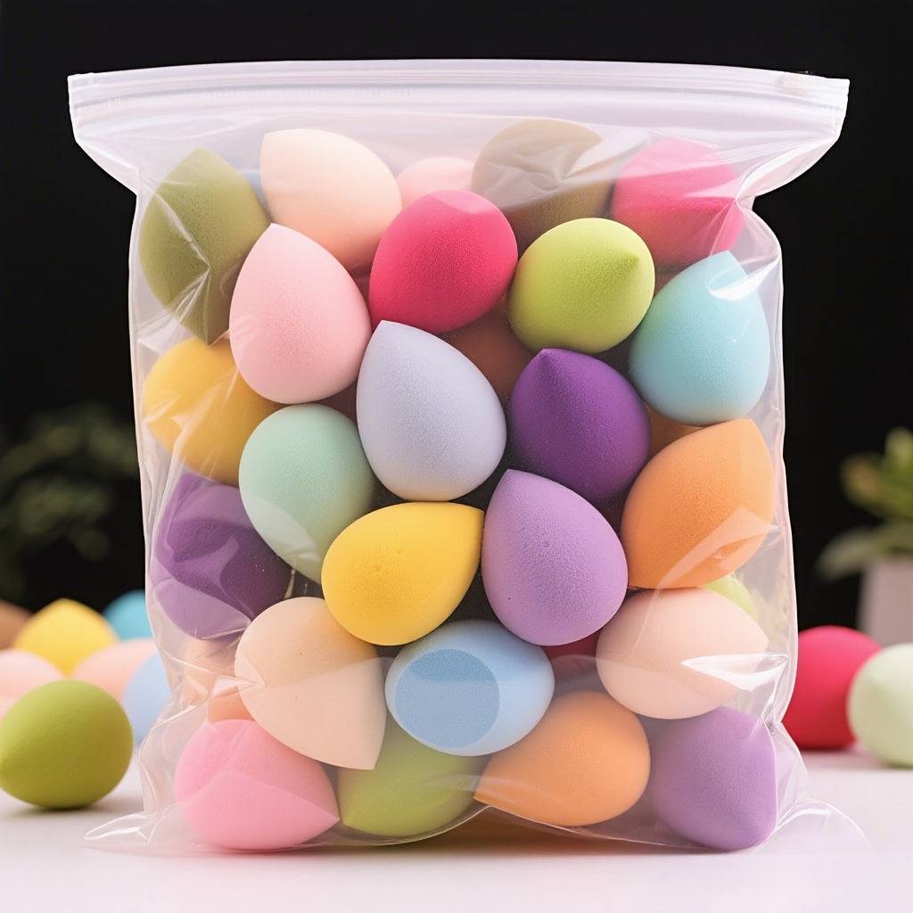 25pcs Latex-Free Makeup Sponge Set Beauty Blenders for Foundation, Cream & Powder Flawless Finish