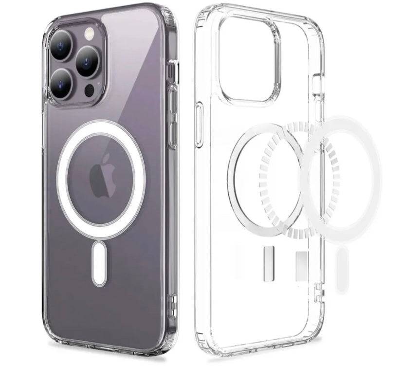 MagSafe Phone Case Clear Shockproof Military Grade Cover