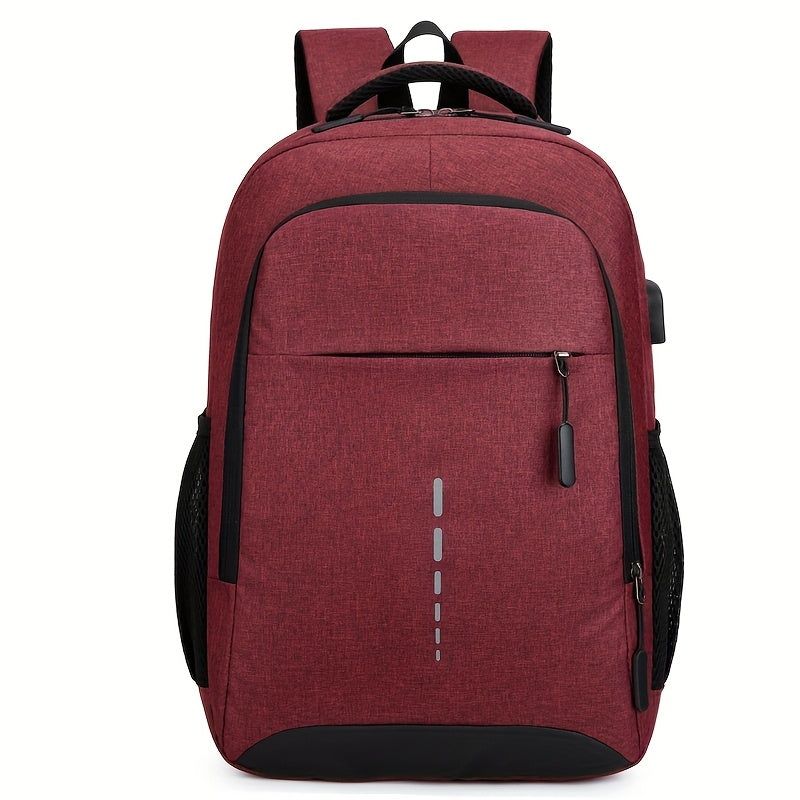 Nylon Laptop Backpack Large Capacity With Tablet Compartment