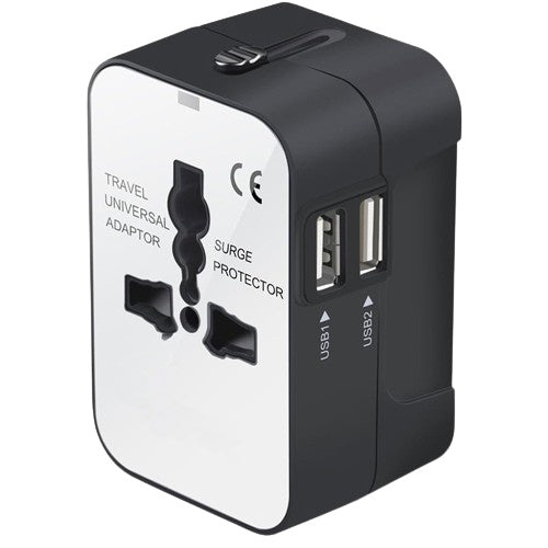 All in One Universal Travel Adapter for Worldwide Use