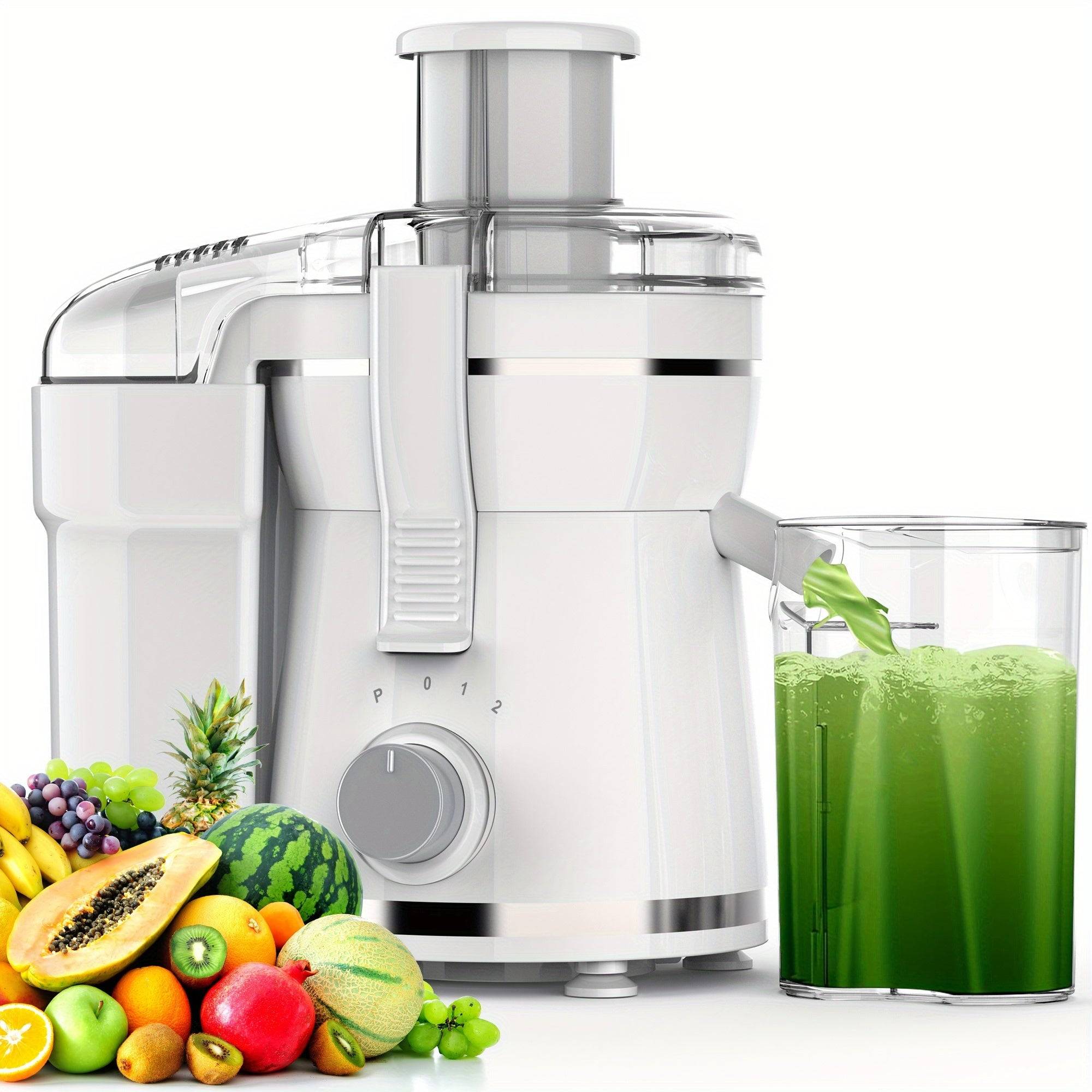 500W Centrifugal Juicer Machine Wide Mouth Chute & 27000 RPM Extraction BPA-Free & Easy to Clean