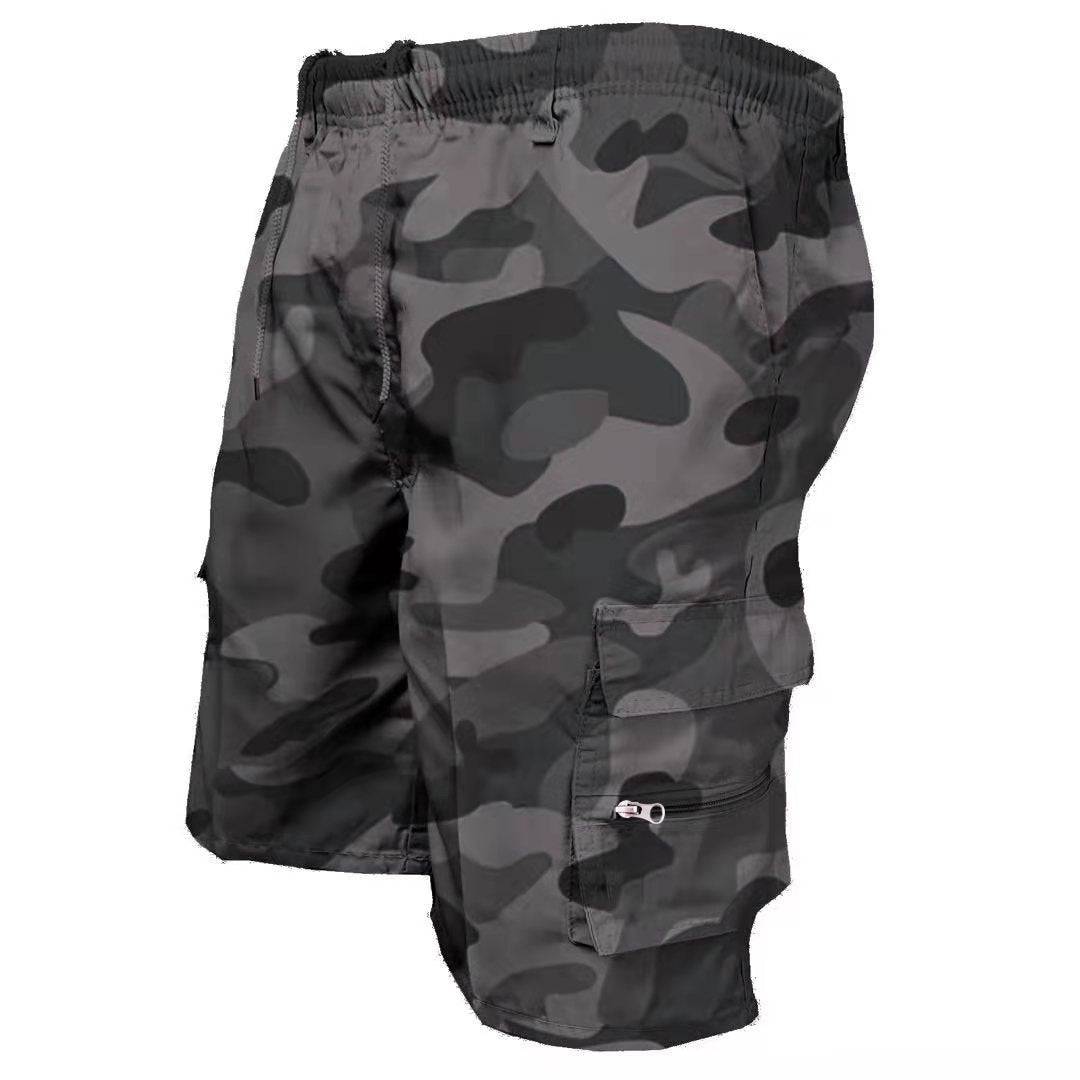 Men’s Loose Fit Mid Length Drawstring Sports Shorts