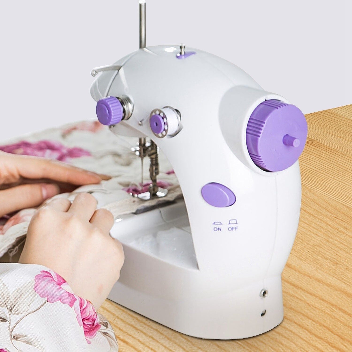 Portable Electric Sewing Machine with LED and Foot Control