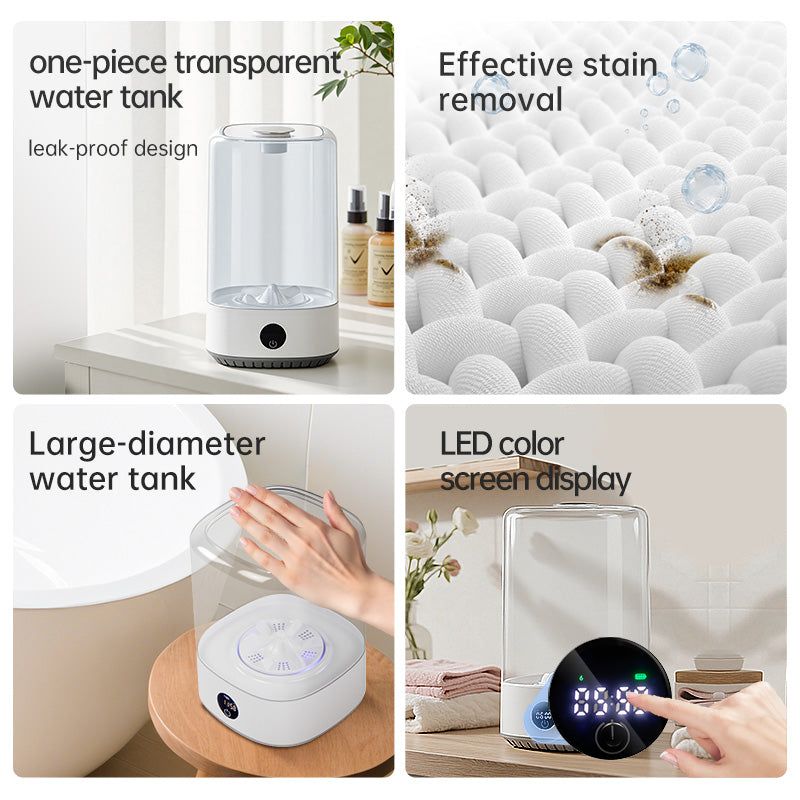 Portable Washing Machine Cordless Mini Washer 6L
