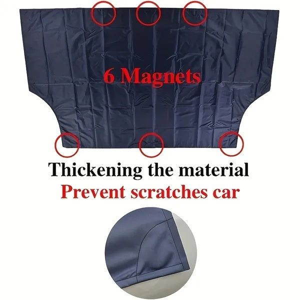 Magnetic Windshield Cover for Frost and Ice Protection