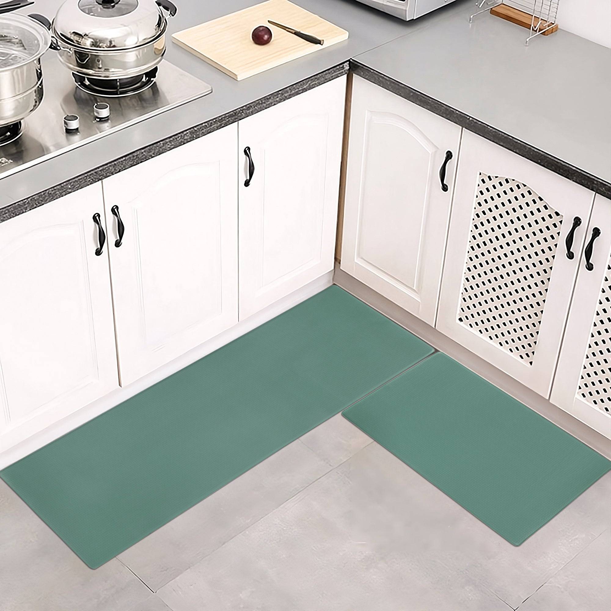 Floor Mat Non Slip Waterproof Kitchen Set of Two