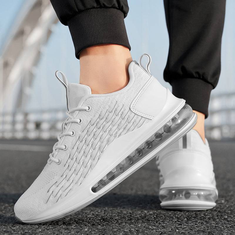 Men's Non-Slip Running Sneakers – Cushioned, Breathable Lace-Up Shoes for Gym, Office & Everyday Comfort