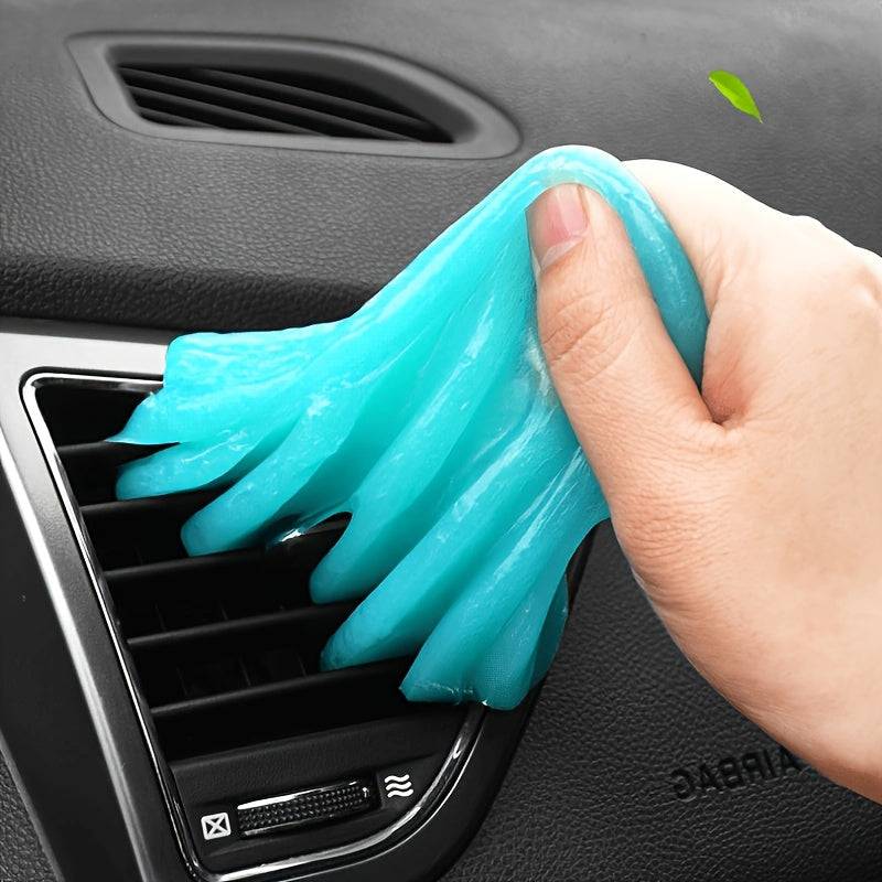 Pink car cleaning gel putty 5.6oz for auto interior, vents, and keyboards – reusable slime cleaner for dust removal