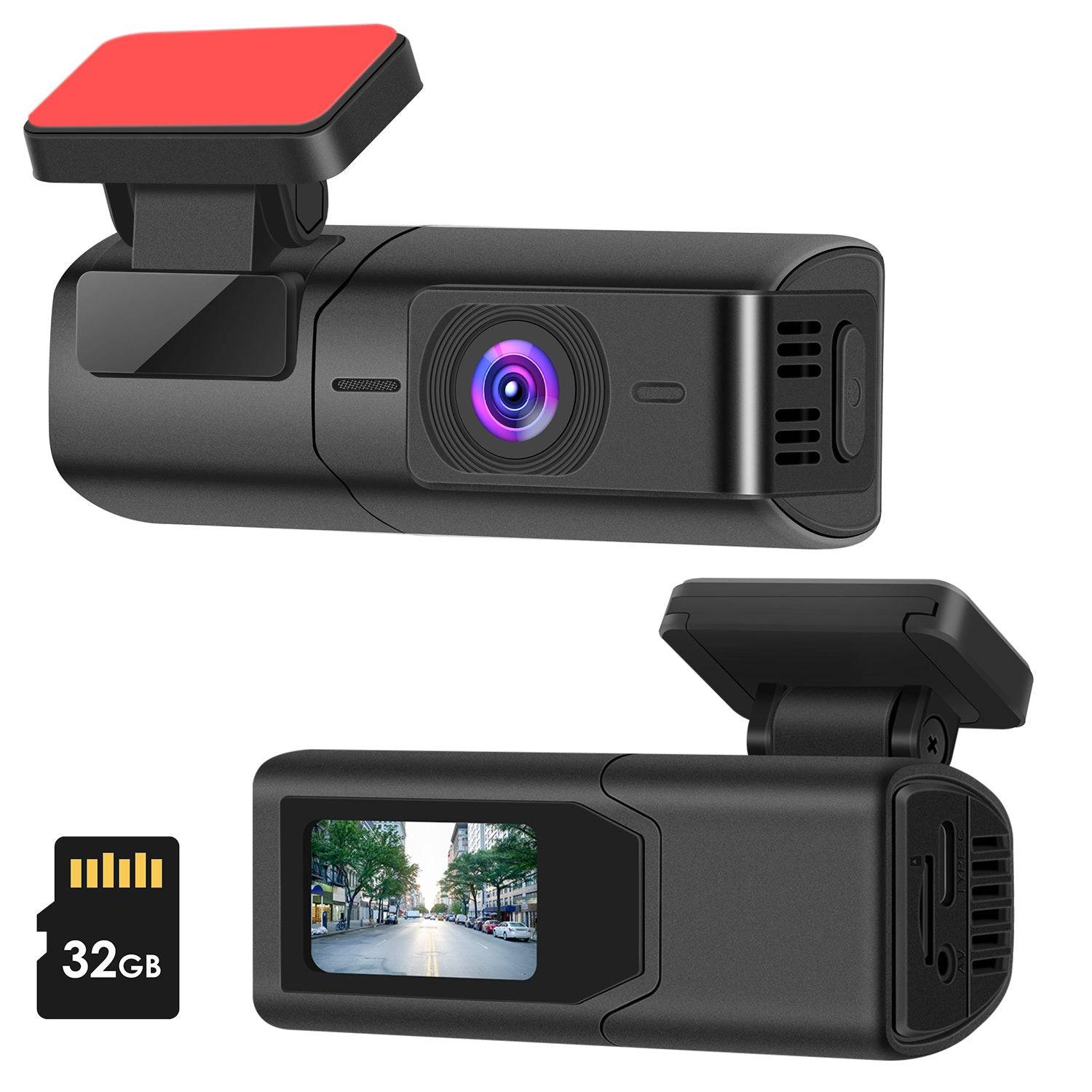 2K Dash Cam with Night Vision and IPS Screen