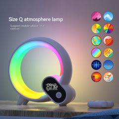 Creative Light Analog Sunrise Digital Display Alarm Clock Bluetooth Audio Intelligent - PMMNAPOLES