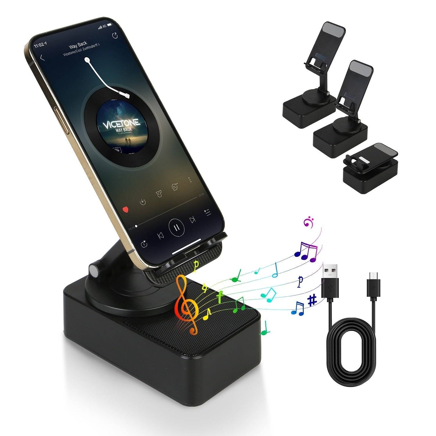 3 in 1 Phone Stand Speaker and Power Bank