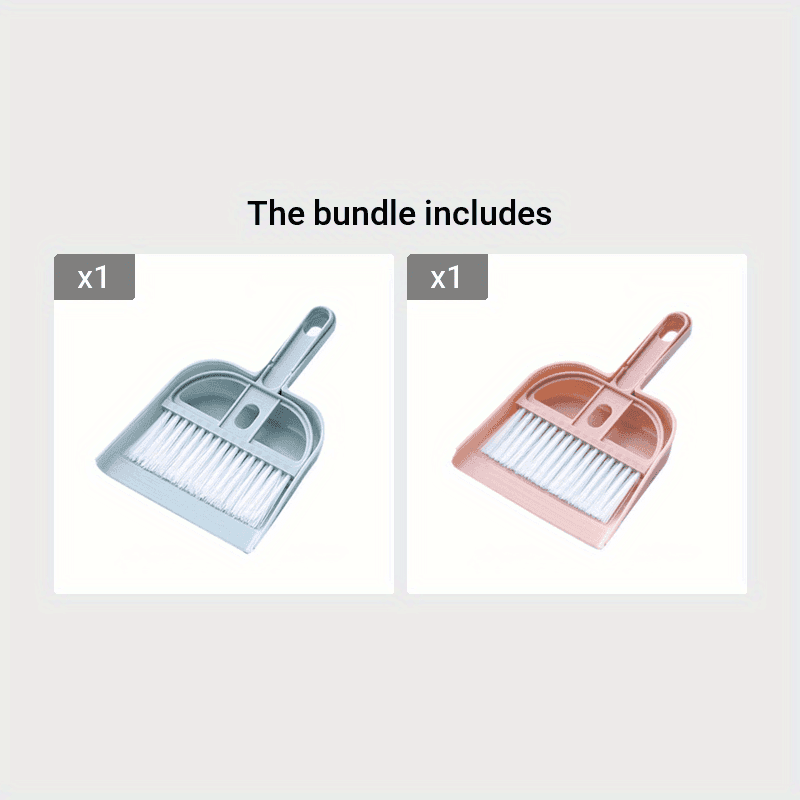 Mini Dustpan and Broom Set for Cleaning, Handy Poop Scoop, Practical Cleaner