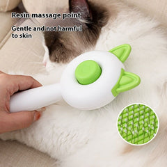 Dog and cat brush, self-cleaning pet hair removal comb - PMMNAPOLES