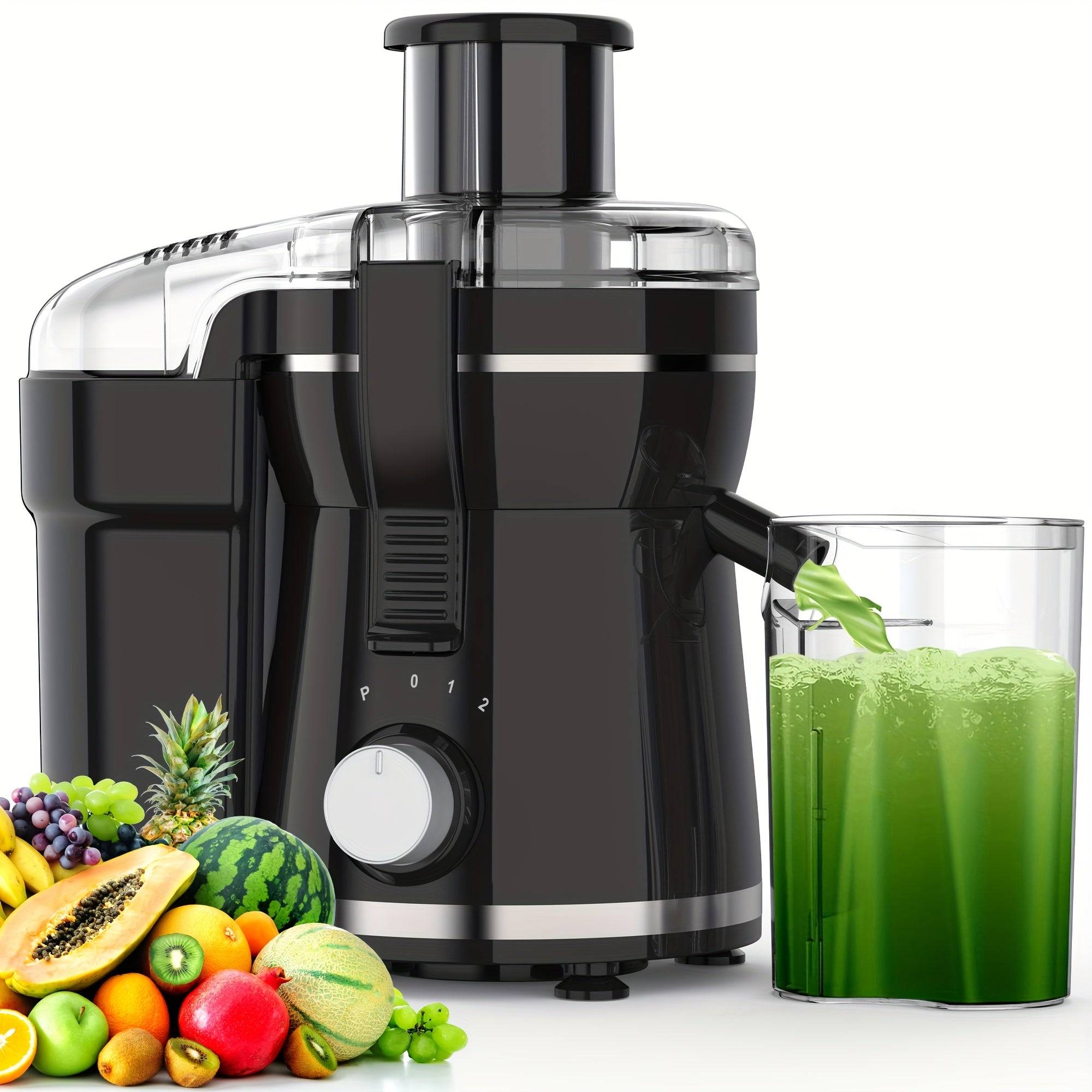 500W Centrifugal Juicer Machine Wide Mouth Chute & 27000 RPM Extraction BPA-Free & Easy to Clean
