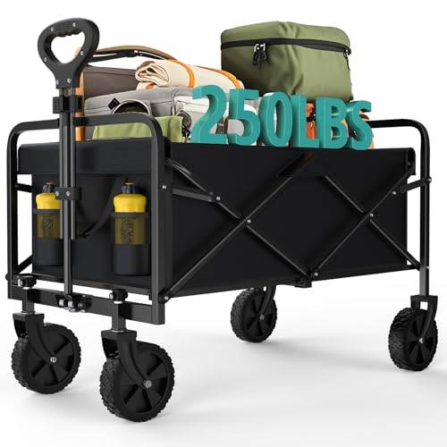 Heavy Duty Folding Utility Cart Wagon for All Terrain Use